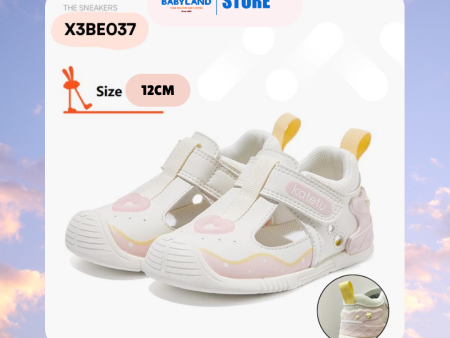 Katetu Crtartu Trendy and Comfort Kids Sandal Shoes for Summer X3BE037 - WhitePink (12cm) For Sale