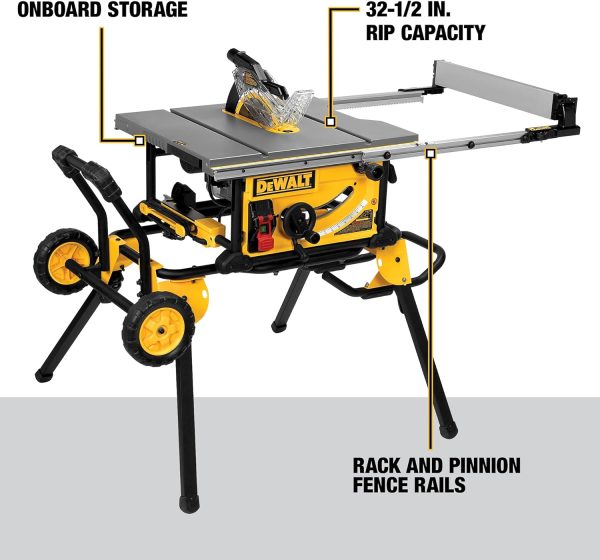 DEWALT 10-Inch Table Saw, 32-1 2-Inch Rip Capacity Online Hot Sale