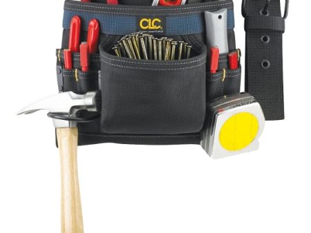 CUSTOM LEATHERCRAFT CLC Tool Works Series 2823 Nail Tool Bag, 10-Pocket, Polyester Fashion