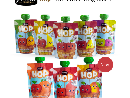 Anela Hop Fruit Puree 100g (6m+) [Halal]  Made in Spain For Cheap