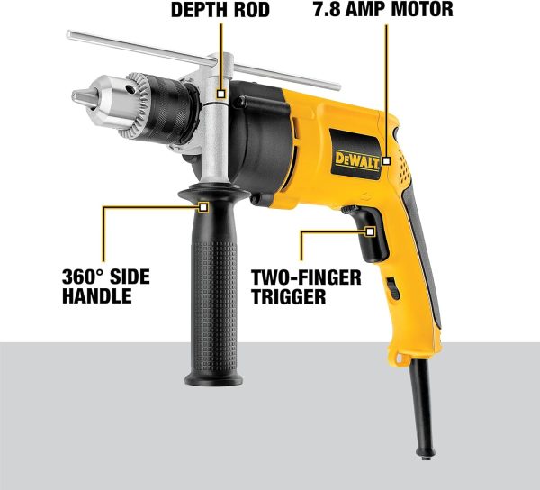 DEWALT Hammer Drill, 1 2-Inch, 7.8-Amp For Discount