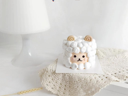 [PRE-ORDER] Yippii Mini Character Design Cake 3 Inch - Curly Sheep Sale