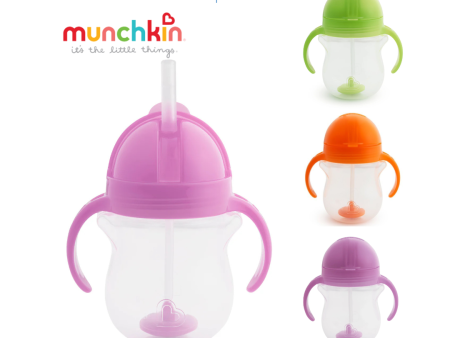 Munchkin Any Angle™ Click Lock® Weighted Straw Trainer Cup, 7oz (6m+) Fashion