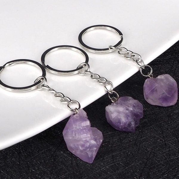 Amethyst Keychain Online Sale