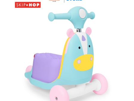 Skip Hop Zoo 3-in-1 Ride-On Toy - Unicorn (12m+) Sale