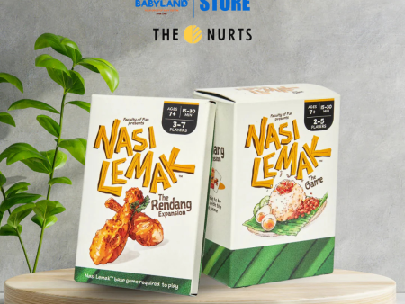 The Nurts Nasi Lemak The Game (Base & Expansion Pack) 2 in 1 Sale