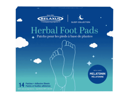 Sleep Aid Herbal Foot Pads with Melatonin (Pack of 14) For Sale