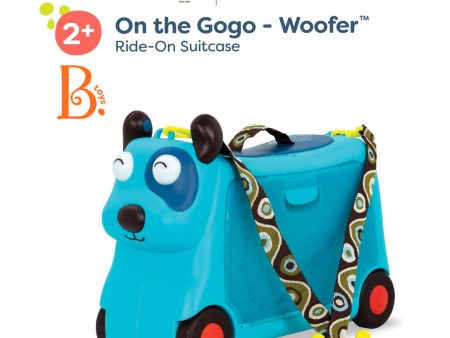 B.Toys Ride-On Suitcase On the Gogo – Woofer (2y+) Supply