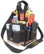 CUSTOM LEATHERCRAFT CLC Tool Works Series 26 Electrical and Maintenance Tool Carrier, 8 in W, 16 in D, 8 in H, 25-Pocket, Polyester For Cheap