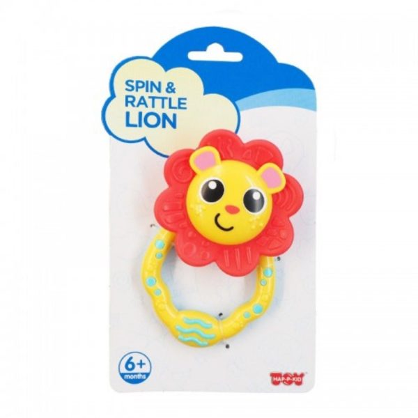 Hap-P-Kid Little Learner Baby Shake Rattle - Lion (6m+) Sale