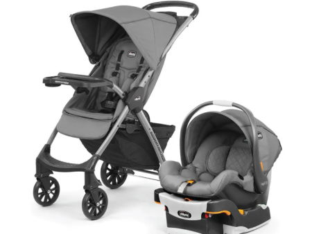 Chicco Mini Bravo Plus Travel System - Slate (6 months till 22.7kg) Supply