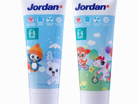 Jordan Kids Toothpaste Step 1 (75g) (0-5yrs) Fashion