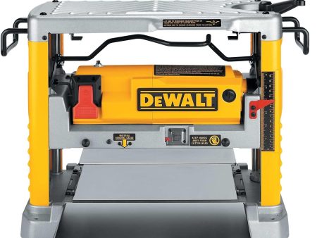 DEWALT 12-1 2 in. Thickness Planer with Three Knife Cutter-Head, 15-Amp Hot on Sale