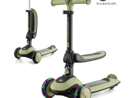 Kinderkraft 2 in 1 Balance Bike and 3 Wheels Scooter Halley (3years up to 50kg) on Sale