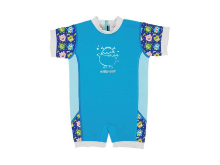 Cheekaaboo Chittybabes Baby Thermal Swimsuit UPF50+ Blue Monster Online