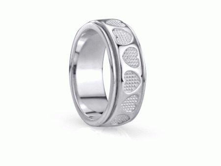 Maya Sterling Silver Meditation Ring For Sale