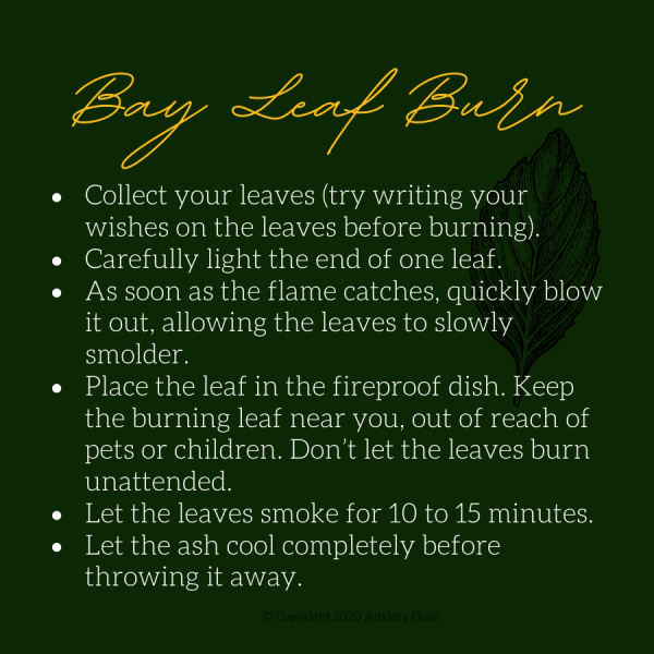 Burning Bay Leaf Kit – Manifest Your Dreams & Relieve Anxiety Naturally For Discount