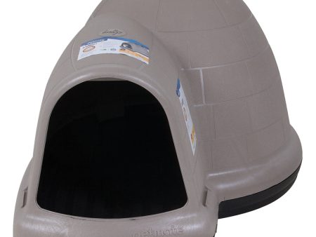 Petmate Indigo 25944 Dog House, 51-1 2 in OAL, 39.3 in OAW, 30 in OAH, Plastic, Black Taupe Fashion