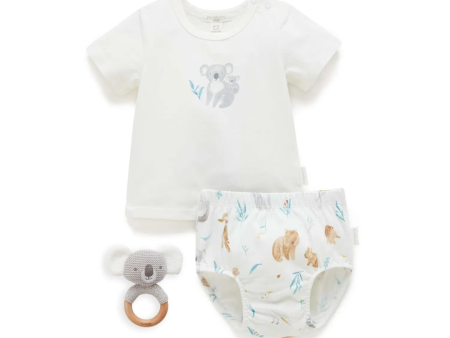 Purebaby - Organic Baby Koala Friends Gift Pack (3-6M) Sale