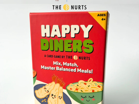 The Nurts Happy Diners Card Game | 4yrs+ | Nutritional Balanced Meal Strategy | Family Game Night Cheap