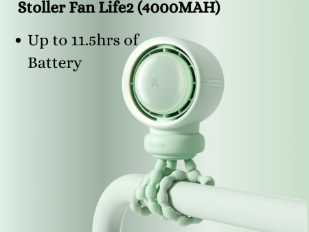 JisuLife Stoller Fan Life 2 - Green (4000mAh) For Cheap