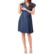 Ripe Frill Wrap Nursing Dress Hot on Sale