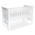 [Pre-Order] Babyhood Classic Sleigh 4-in-1 Cot - White Online now