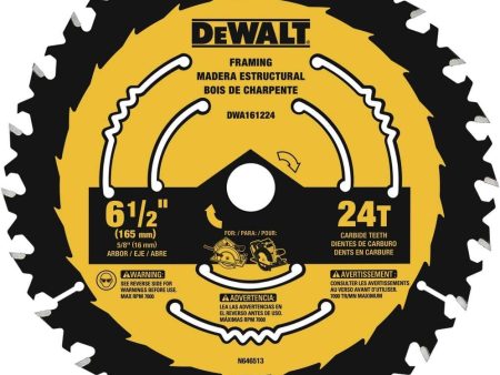 DEWALT 6-1 2-Inch 24-Tooth Circular Saw Blade Hot on Sale